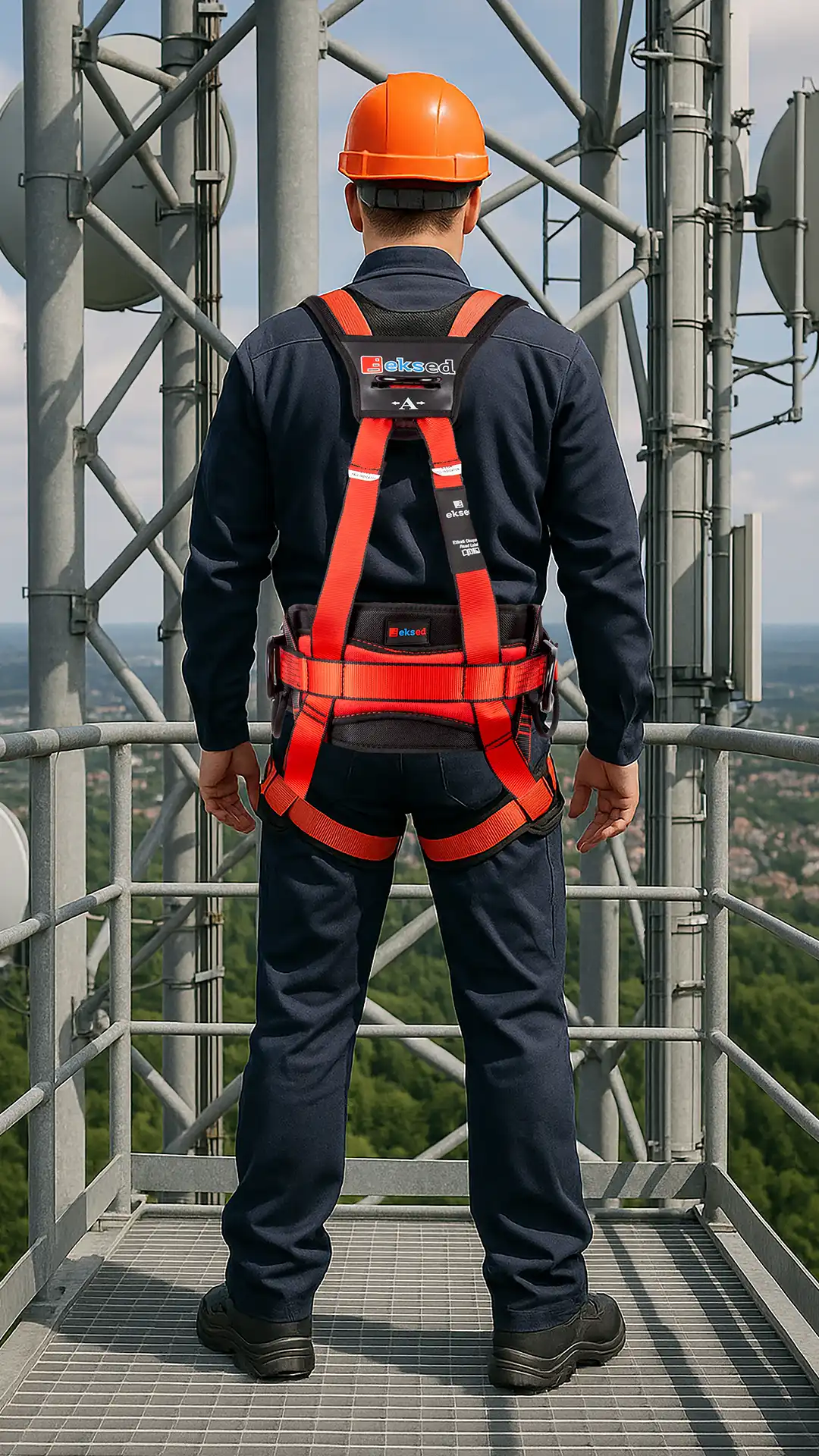 P-111 Düşüş Durdurma, Konumlandırma ve Süspansiyonlu Emniyet Kemeri (H Tipi) - 1