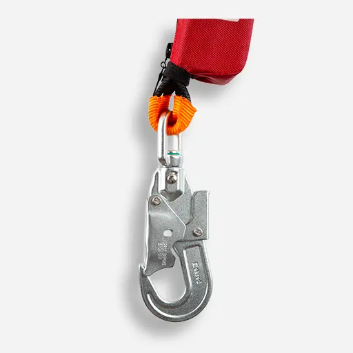 EKS-312 12-15-18-20 Metre Çelik Halatlı Geri Sarımlı Düşüş Durdurucu 6