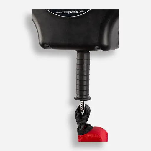 EKS-312 12-15-18-20 Metre Çelik Halatlı Geri Sarımlı Düşüş Durdurucu 7