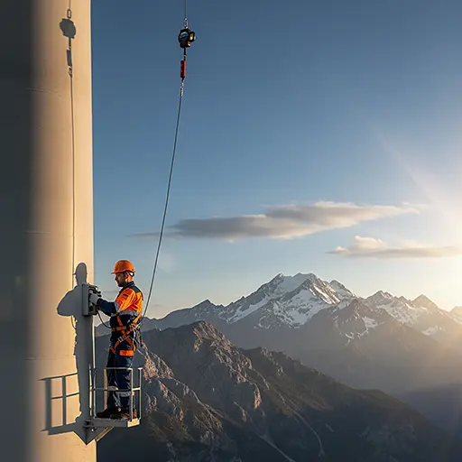 EKS-312 12-15-18-20 Metre Çelik Halatlı Geri Sarımlı Düşüş Durdurucu 8